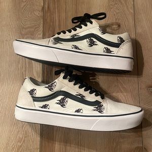 Vans with skeletons